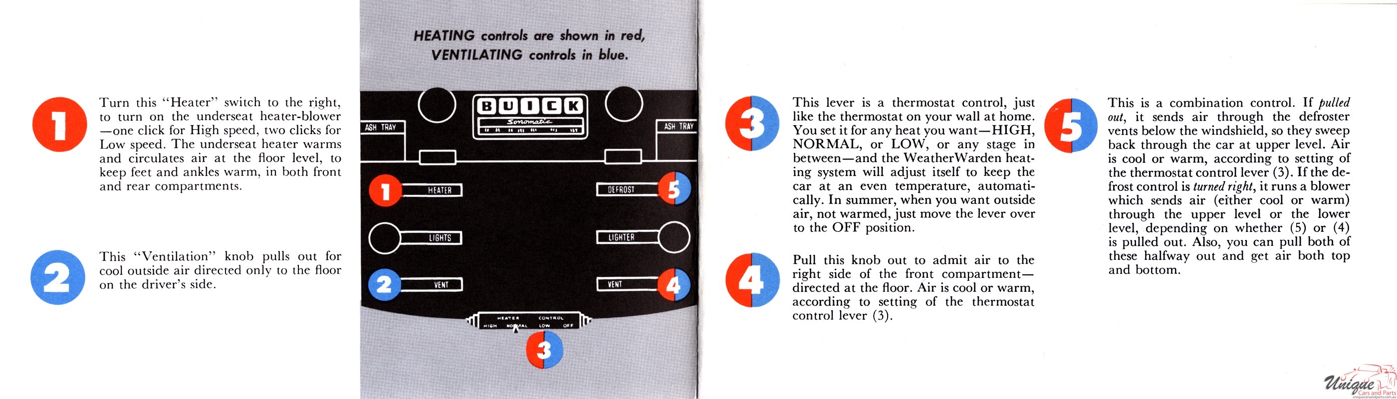 1953 Buick Heating And Air-Conditioning Folder Page 3